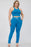 Plus Size Crop Tank Top & Ruched Pants Set