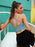 3 Pack Women's Sports Bra Padded Crisscross Activewear