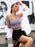 3 Pack Women's Sports Bra Padded Crisscross Activewear