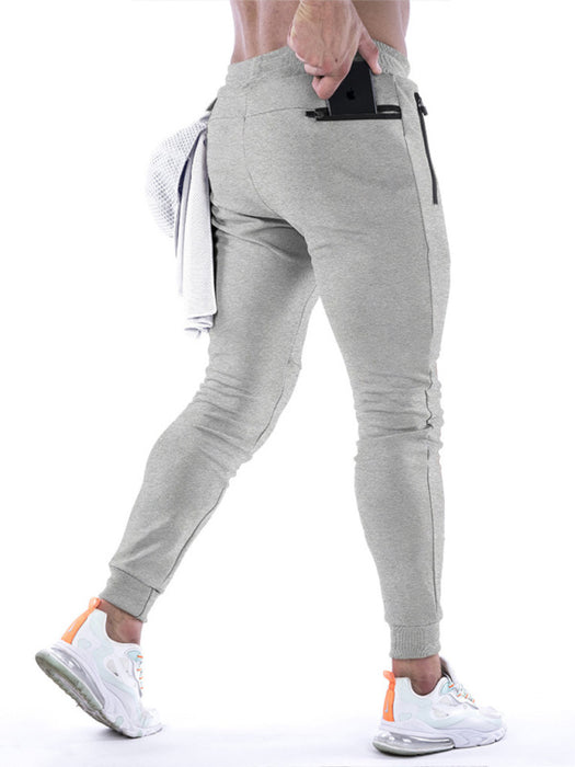 Men's fitness sports back pants