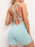 Sexy yoga open back cross jumpsuit