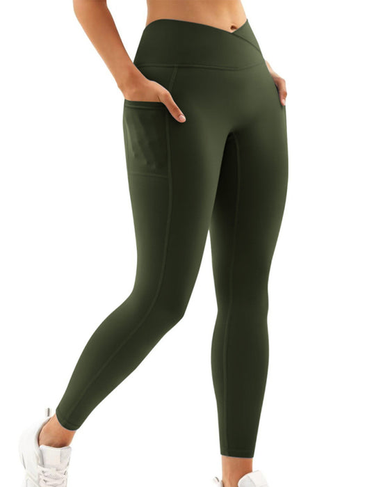 Women's High Waist Hip Pocket Yoga Pants