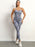 Women's backless yoga fitness jumpsuit