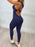 Women's backless yoga fitness jumpsuit