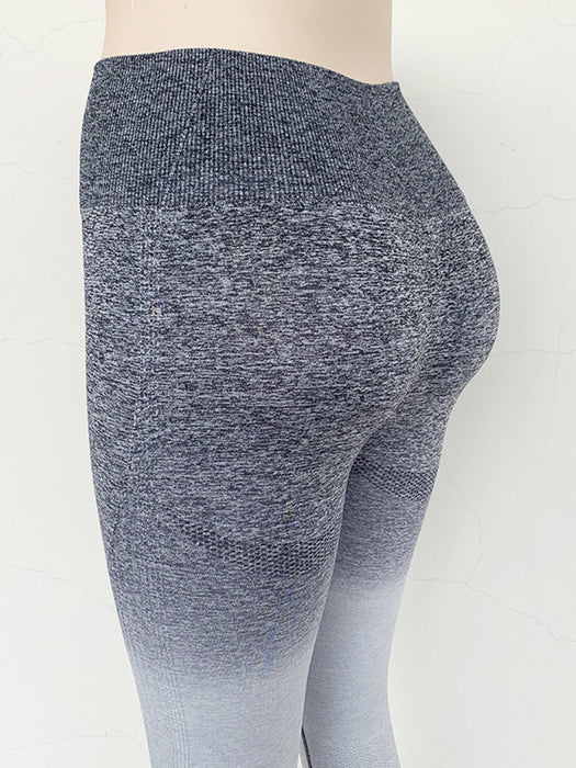High waist gradient yoga pants